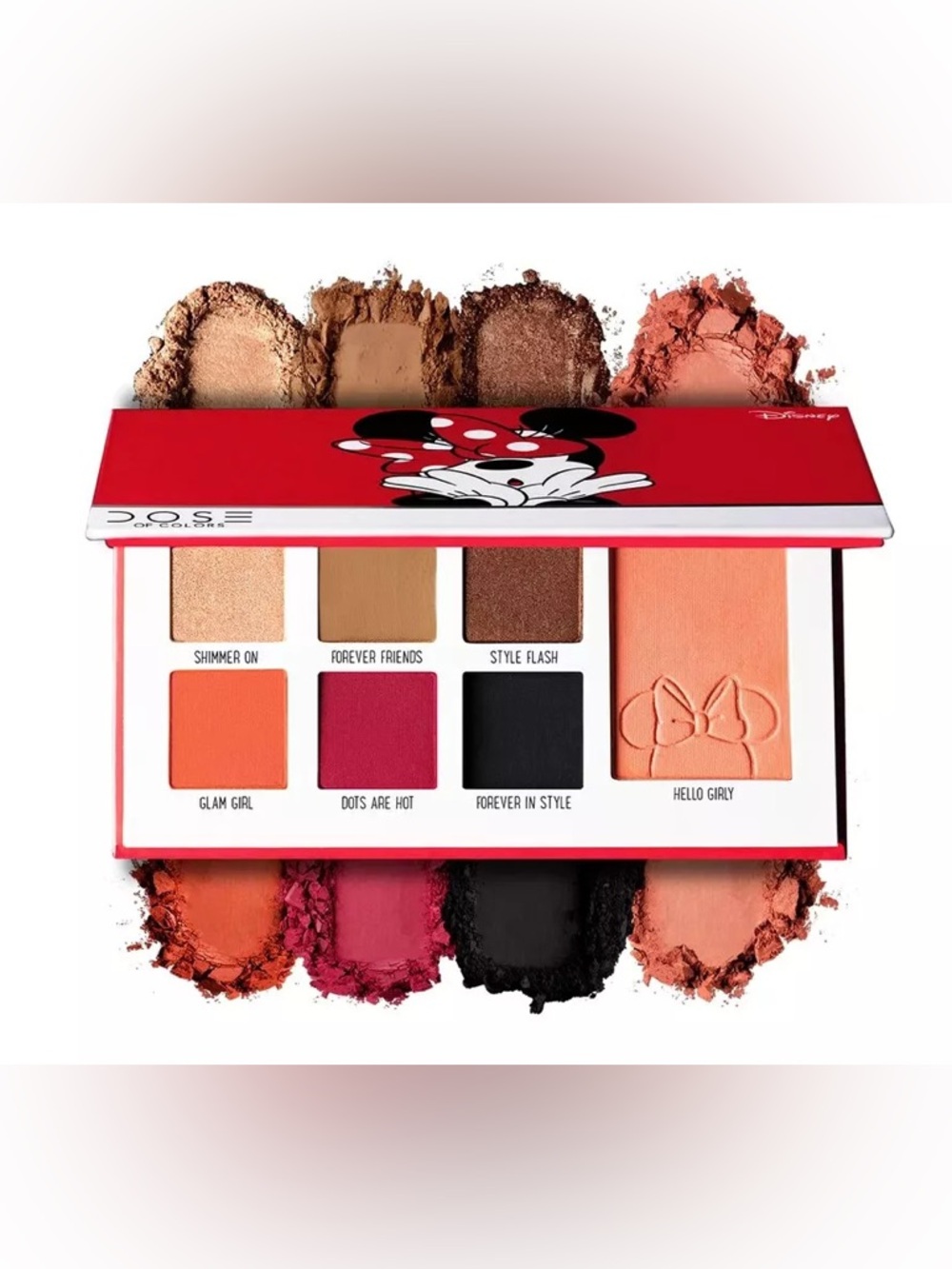 Dose of Colors x Disney Minnie Mousse Eyeshadow & Blush Palette - NIB